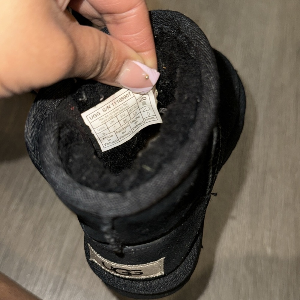 Kids Black Winter Boots - Picture 5 of 5